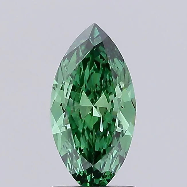 1.02ct Marquise Lab Grown Diamond (Colour Fancy Vivid Green, Clarity VVS2, IGI Certified)