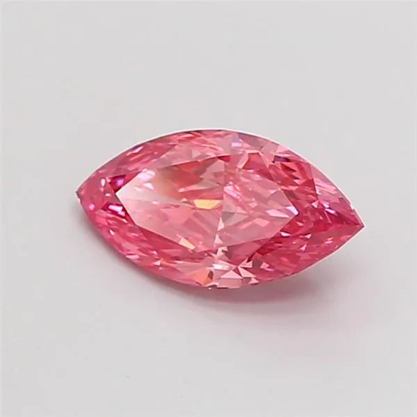 1.02ct Marquise Lab Grown Diamond (Colour Fancy Vivid Pink, Clarity VS1, IGI Certified)