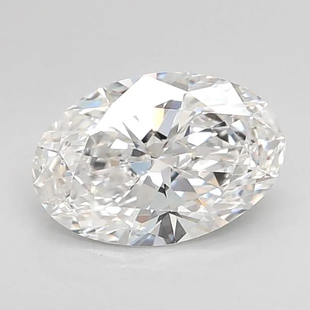1.02ct Oval Lab Grown Diamond (Colour D, Clarity IF, Cut EX, IGI Certified)