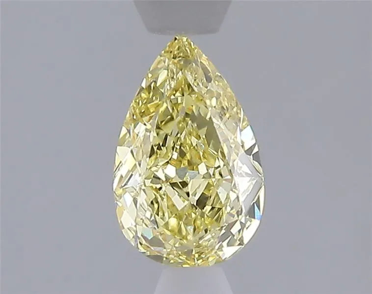 1.02ct Pear Lab Grown Diamond (Colour Fancy Intense Yellow, Clarity VS1, IGI Certified)