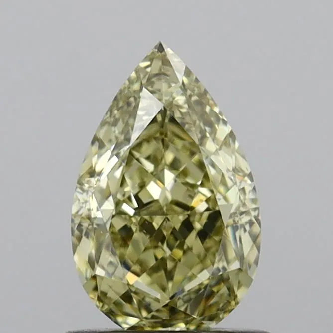 1.02ct Pear Natural Diamond (Colour Fancy Yellow, Clarity VS2, GIA Certified)