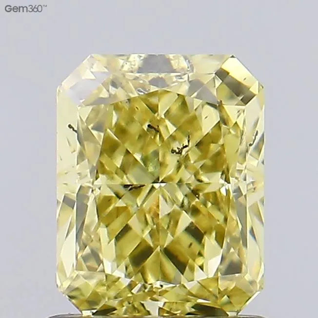 1.02ct Radiant Lab Grown Diamond (Colour Fancy Intense Yellow, Clarity SI1, Cut GD, IGI Certified)