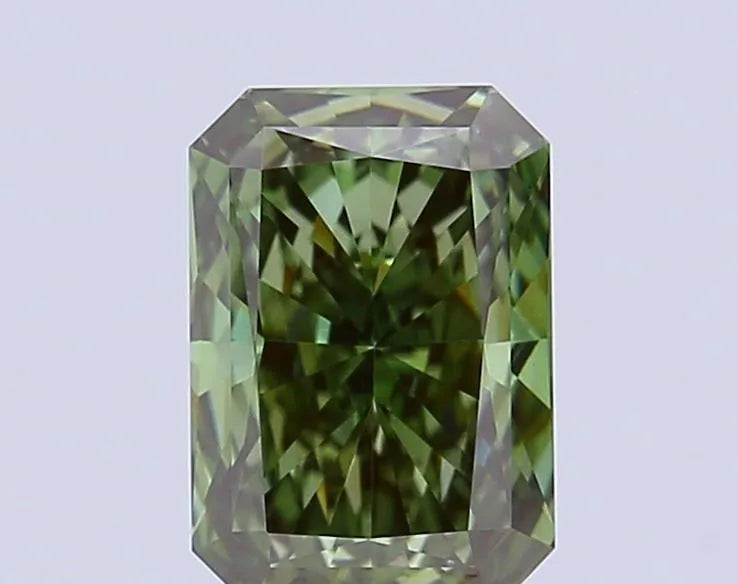 1.02ct Radiant Lab Grown Diamond (Colour Fancy Vivid Green, Clarity VS1, IGI Certified)