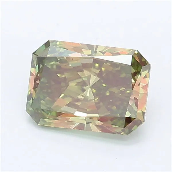 1.02ct Radiant Lab Grown Diamond (Colour Fancy Vivid Green, Clarity VS2, IGI Certified)