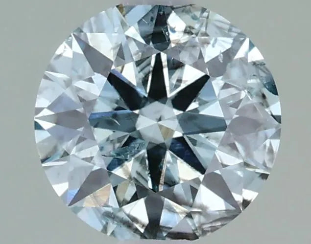 1.02ct Round Lab Grown Diamond (Colour Fancy Light Blueish Green, Clarity SI2, Cut ID, IGI Certified)