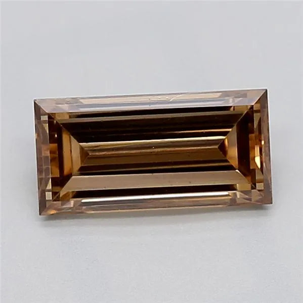 1.03ct Baguette Lab Grown Diamond (Colour Fancy Light Brown, Clarity VS2, IGI Certified)
