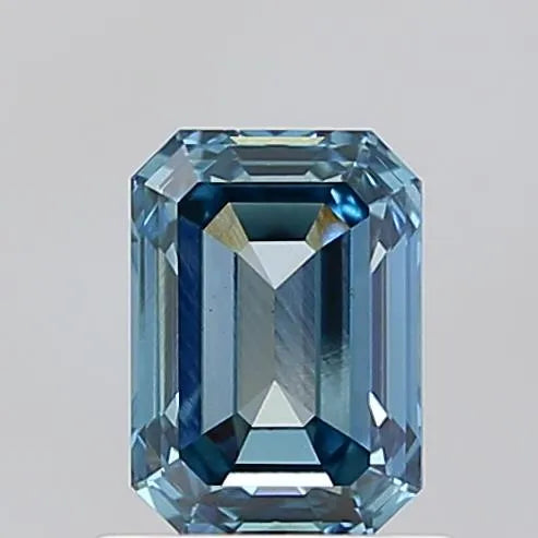 1.03ct Emerald Lab Grown Diamond (Colour Fancy Intense Blue, Clarity VS1, IGI Certified)