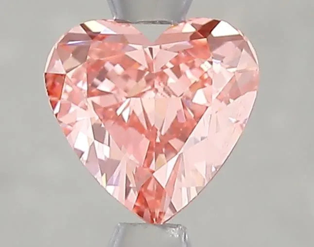 1.03ct Heart Lab Grown Diamond (Colour Fancy Vivid Pink, Clarity VS1, IGI Certified)