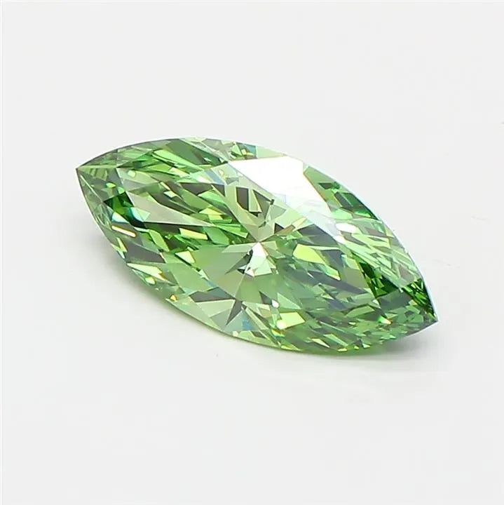 1.03ct Marquise Lab Grown Diamond (Colour Fancy Vivid Green, Clarity VVS2, IGI Certified)