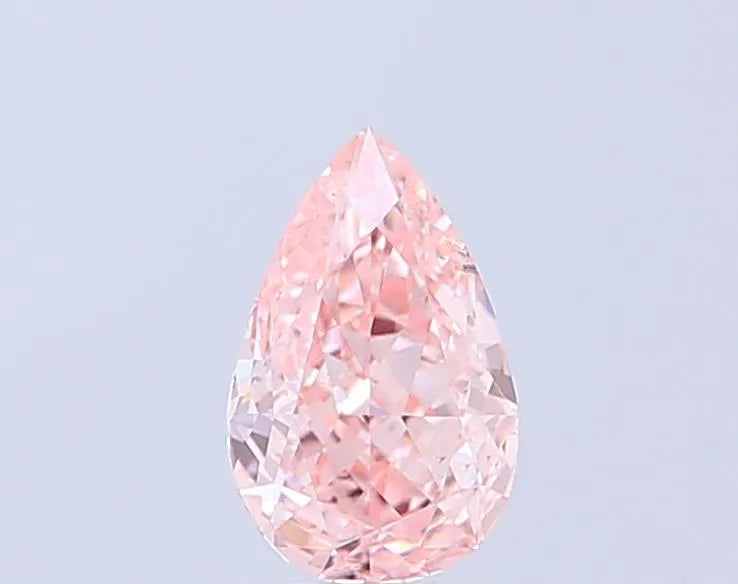 1.03ct Pear Lab Grown Diamond (Colour Fancy Intense Pink, Clarity VS2, IGI Certified)