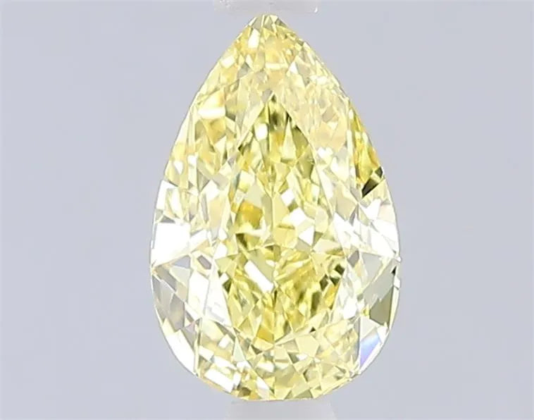 1.03ct Pear Lab Grown Diamond (Colour Fancy Intense Yellow, Clarity VVS2, IGI Certified)
