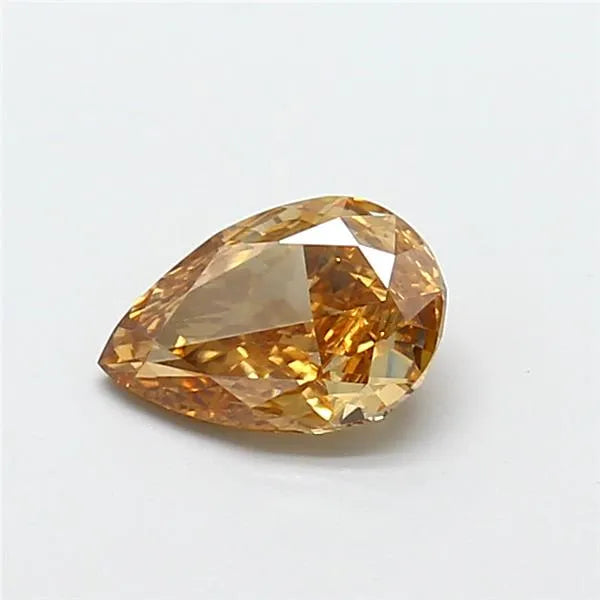 1.03ct Pear Lab Grown Diamond (Colour Fancy Light Yellowish Brown, Clarity VVS2, IGI Certified)