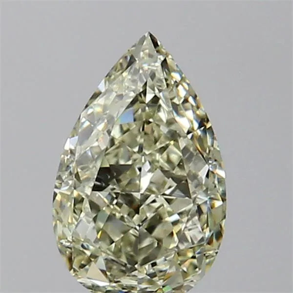 1.03ct Pear Natural Diamond (Colour Fancy Light Greenish Yellow, Clarity VS1, GIA Certified)