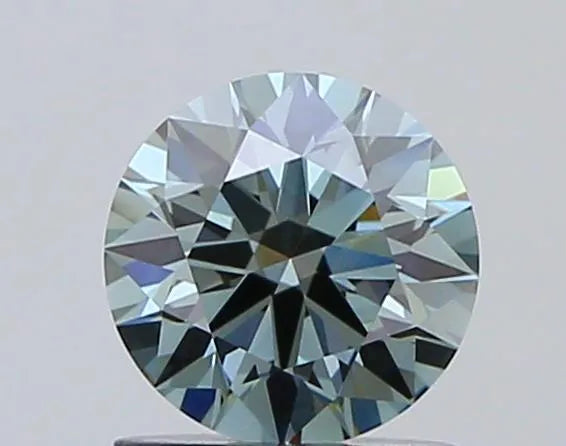 1.03ct Round Lab Grown Diamond (Colour Fancy Intense Greenish Blue, Clarity VVS2, Cut ID, IGI Certified)