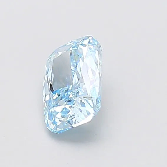 1.04ct Cushion modified Lab Grown Diamond (Colour Fancy Vivid Blue, Clarity VVS2, IGI Certified)