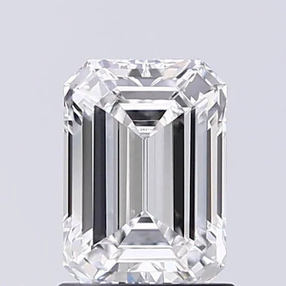 1.04ct Emerald Lab Grown Diamond (Colour D, Clarity IF, IGI Certified)