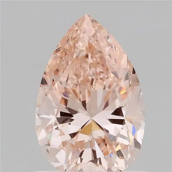 1.04ct Pear Lab Grown Diamond (Colour Fancy Intense Pink, Clarity VS1, IGI Certified)