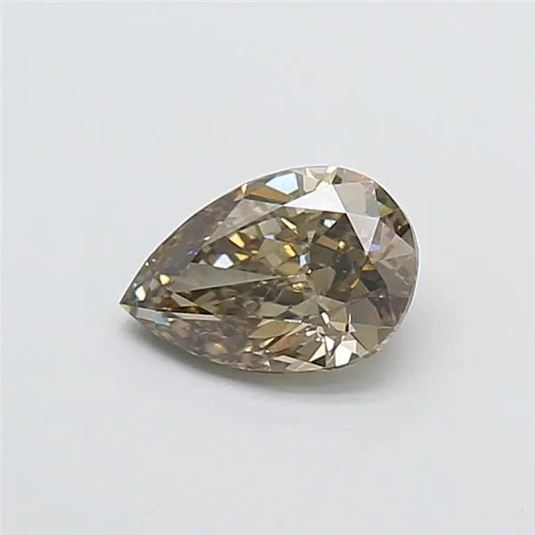 1.04ct Pear Lab Grown Diamond (Colour Fancy Light Yellowish Gray, Clarity VS1, IGI Certified)