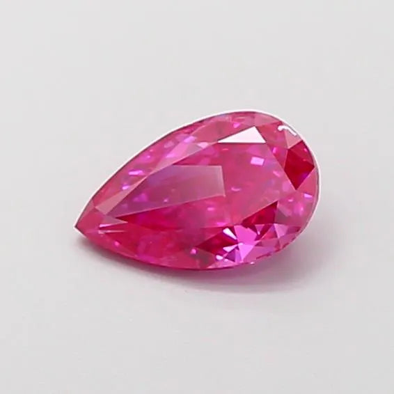 1.04ct Pear Lab Grown Diamond (Colour Fancy Vivid Pink, Clarity SI1, IGI Certified)