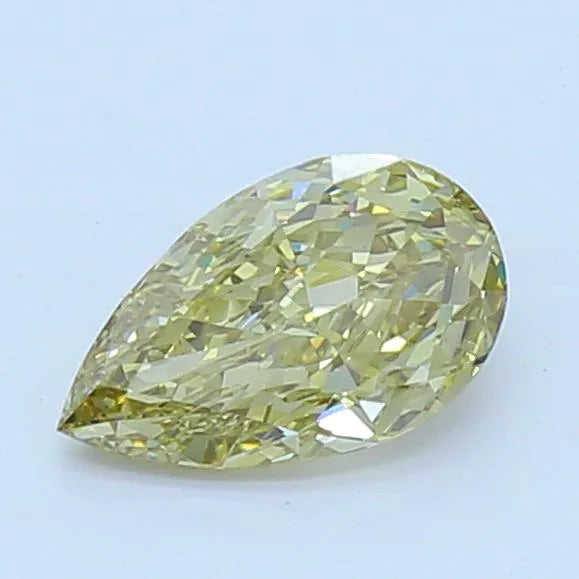 1.04ct Pear Lab Grown Diamond (Colour Fancy Yellow, Clarity VVS1, IGI Certified)
