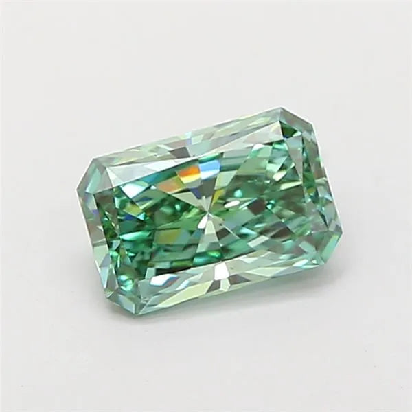 1.04ct Radiant Lab Grown Diamond (Colour Fancy Vivid Green, Clarity VS2, IGI Certified)