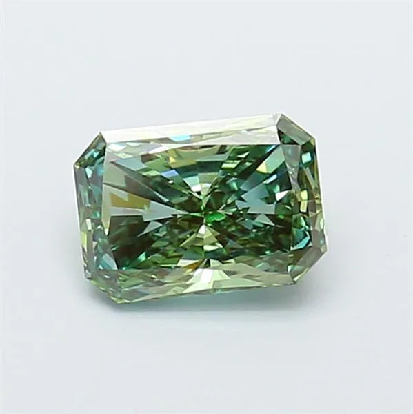 1.04ct Radiant Lab Grown Diamond (Colour Fancy Vivid Green, Clarity VS2, IGI Certified)