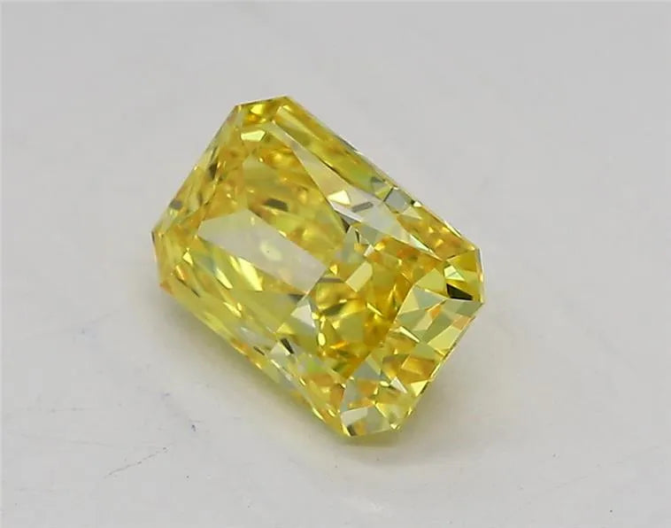 1.04ct Radiant Lab Grown Diamond (Colour Fancy Vivid Yellow, Clarity VS1, IGI Certified)