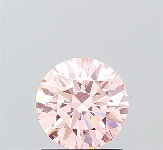 1.04ct Round Lab Grown Diamond (Colour Fancy Intense Pink, Clarity VVS2, Cut ID, IGI Certified)