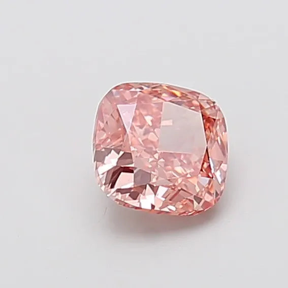 1.05ct Cushion modified Lab Grown Diamond (Colour Fancy Intense Brownish Pink, Clarity VVS2, IGI Certified)