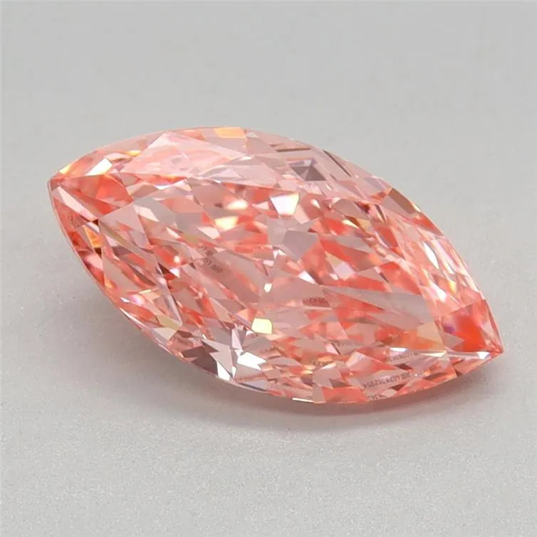 1.05ct Marquise Lab Grown Diamond (Colour Fancy Vivid Pink, Clarity VVS2, IGI Certified)