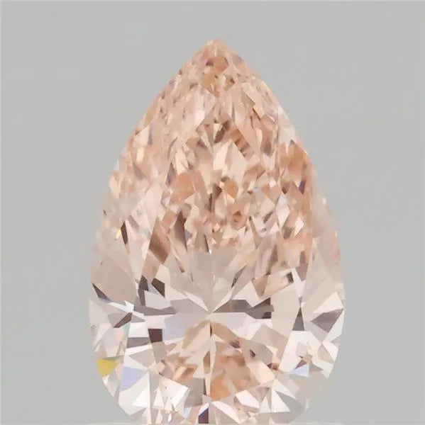 1.05ct Pear Lab Grown Diamond (Colour Fancy Brownish Pink, Clarity VVS2, IGI Certified)