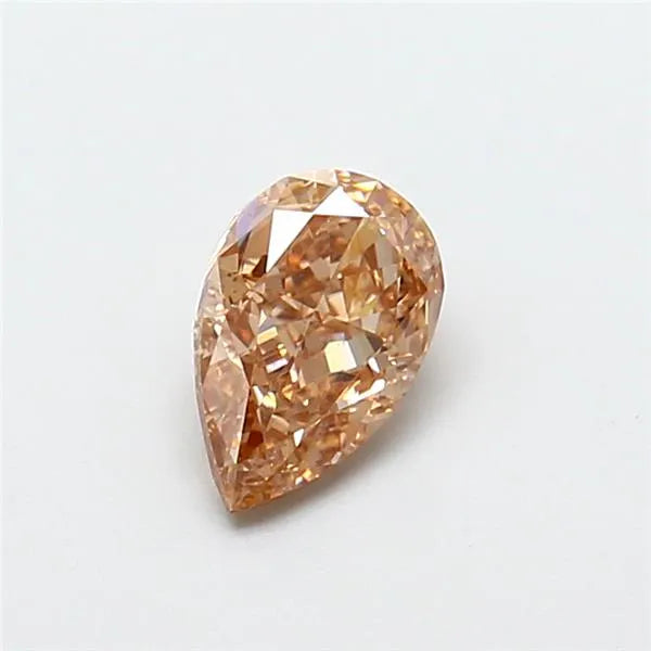 1.05ct Pear Lab Grown Diamond (Colour Fancy Light Brown, Clarity VVS2, IGI Certified)
