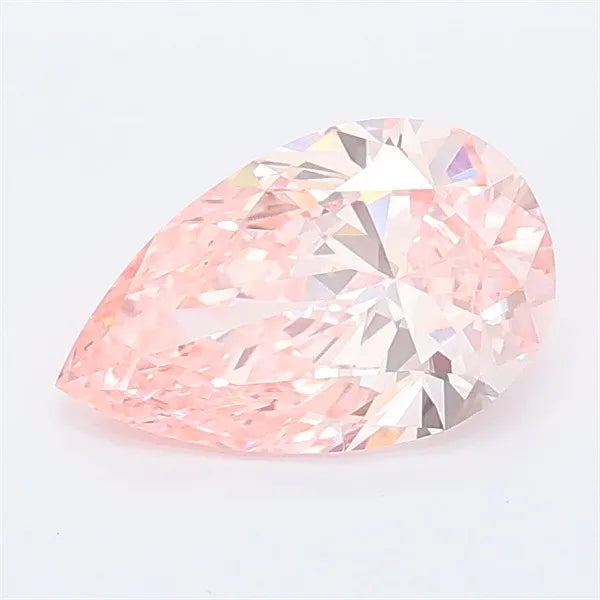 1.05ct Pear Lab Grown Diamond (Colour Fancy Vivid Pink, Clarity VVS1, IGI Certified)