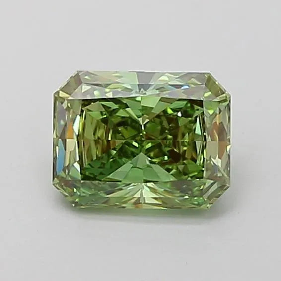 1.05ct Radiant Lab Grown Diamond (Colour Fancy Vivid Green, Clarity VVS1, IGI Certified)