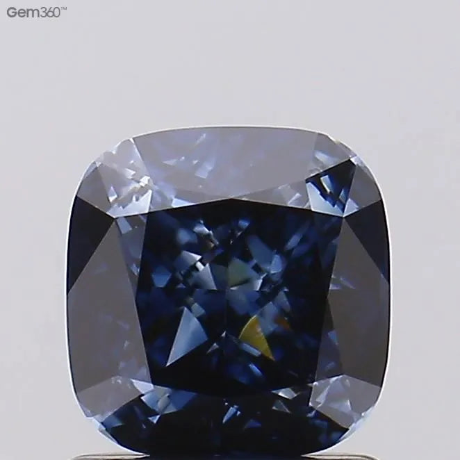 1.06ct Cushion brilliant Lab Grown Diamond (Colour Fancy Deep Blue, Clarity VS1, Uncertified)