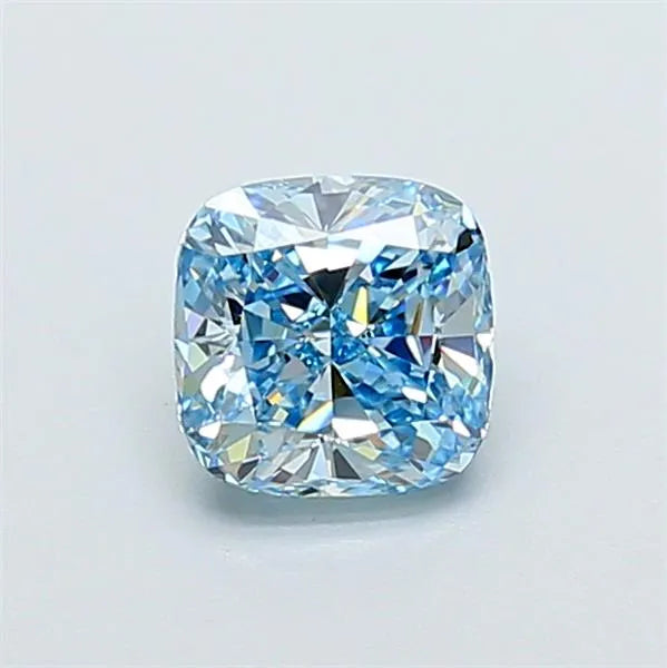 1.06ct Cushion modified Lab Grown Diamond (Colour Fancy Intense Blue, Clarity VVS2, IGI Certified)
