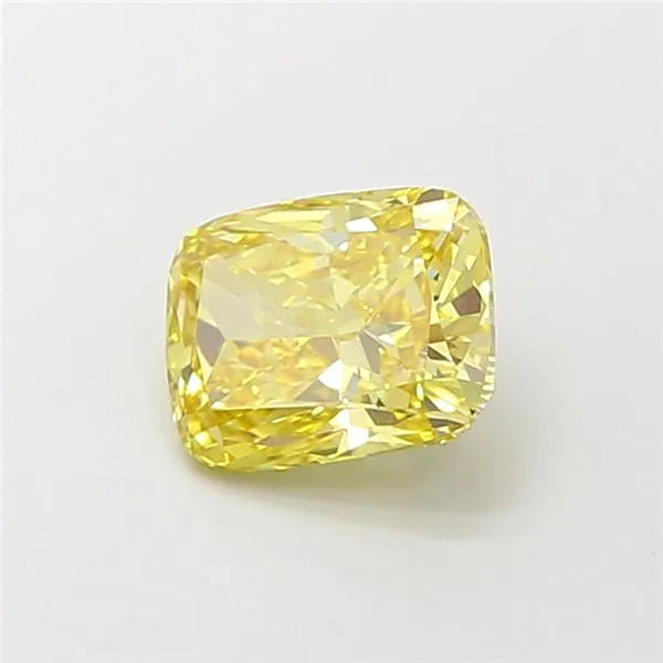 1.06ct Cushion modified Lab Grown Diamond (Colour Fancy Intense Yellow, Clarity VS1, IGI Certified)