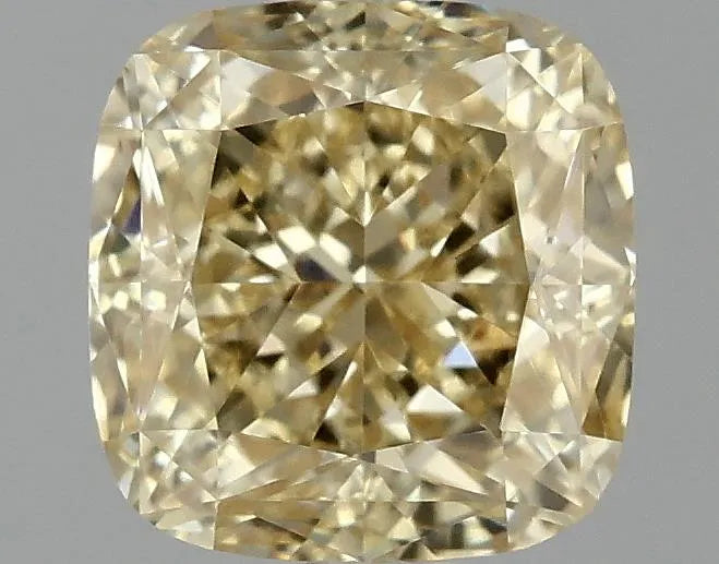 1.06ct Cushion modified Lab Grown Diamond (Colour Fancy Intense Yellow, Clarity VVS2, IGI Certified)