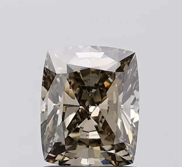 1.06ct Cushion modified Lab Grown Diamond (Colour Fancy Light Yellowish Gray, Clarity VS1, IGI Certified)