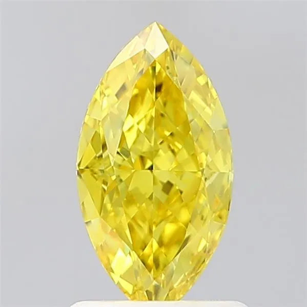 1.06ct Marquise Lab Grown Diamond (Colour Fancy Vivid Yellow, Clarity VVS1, IGI Certified)