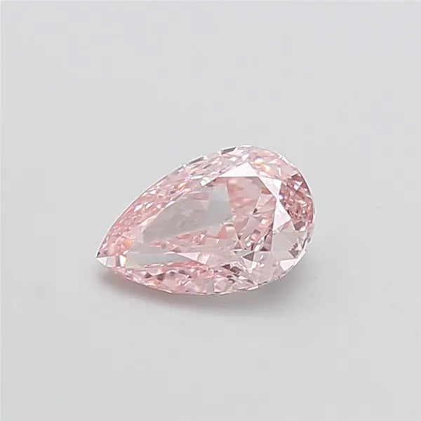 1.06ct Pear Lab Grown Diamond (Colour Fancy Light Pink, Clarity VS1, IGI Certified)