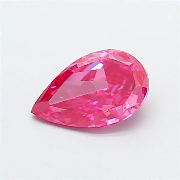 1.06ct Pear Lab Grown Diamond (Colour Fancy Vivid Pink, Clarity VS1, IGI Certified)