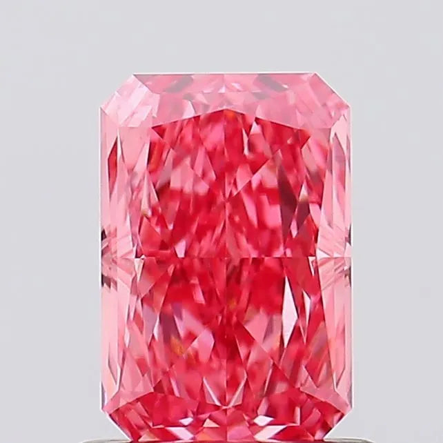 1.06ct Radiant Lab Grown Diamond (Colour Fancy Vivid Pink, Clarity VVS2, IGI Certified)
