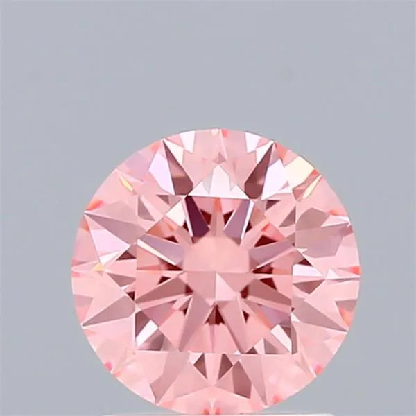 1.06ct Round Lab Grown Diamond (Colour Fancy Vivid Pink, Clarity VVS2, Cut ID, IGI Certified)