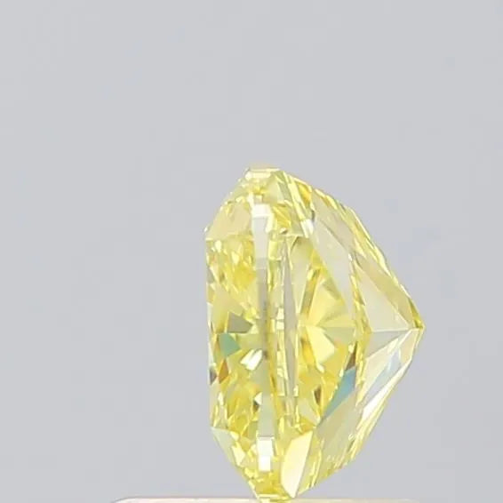 1.07ct Cushion brilliant Lab Grown Diamond (Colour Fancy Intense Yellow, Clarity VS1, IGI Certified)