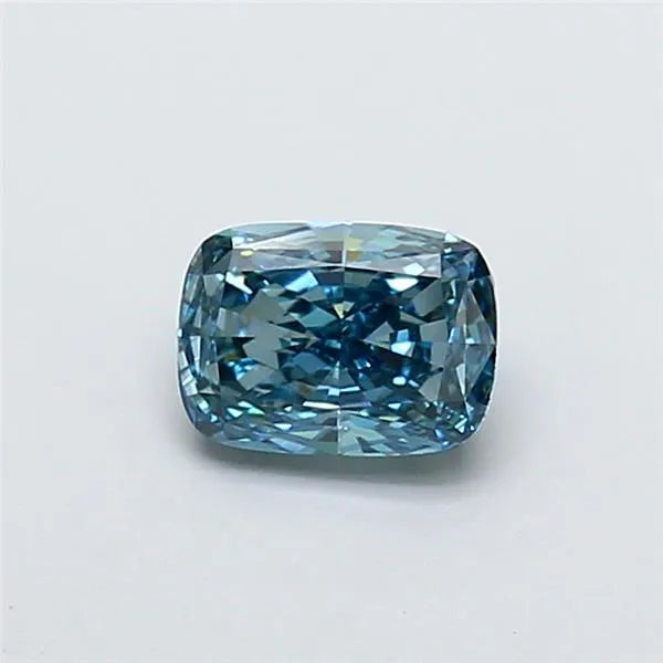 1.07ct Cushion modified Lab Grown Diamond (Colour Fancy Vivid Blue, Clarity VS1, IGI Certified)