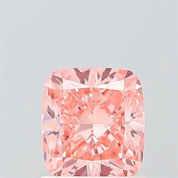 1.07ct Cushion modified Lab Grown Diamond (Colour Fancy Vivid Pink, Clarity VVS2, IGI Certified)