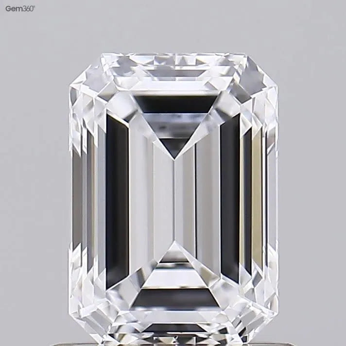 1.07ct Emerald Lab Grown Diamond (Colour E, Clarity VVS2, IGI Certified)