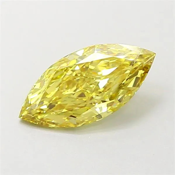 1.07ct Marquise Lab Grown Diamond (Colour Fancy Intense Yellow, Clarity VVS2, IGI Certified)