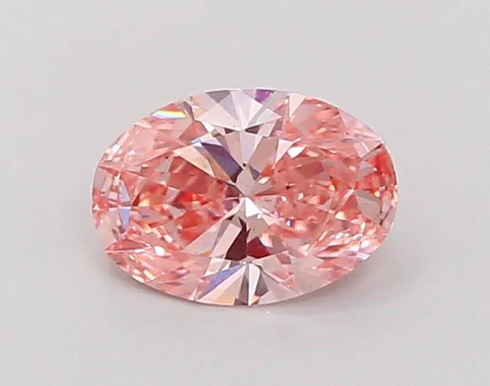 1.07ct Oval Lab Grown Diamond (Colour Fancy Vivid Pink, Clarity VS1, Uncertified)